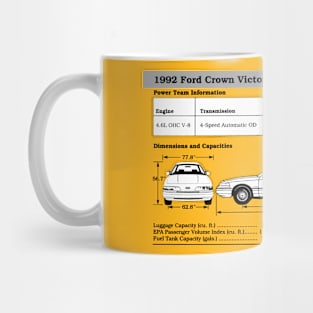 1992 FORD CROWN VICTORIA - technical data Mug